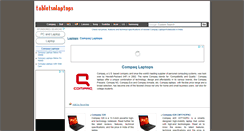Desktop Screenshot of compaq.tabletsnlaptops.com