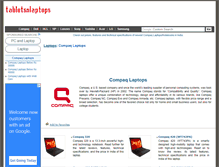 Tablet Screenshot of compaq.tabletsnlaptops.com