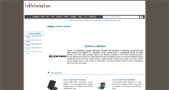 Desktop Screenshot of lenovo.tabletsnlaptops.com
