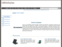Tablet Screenshot of lenovo.tabletsnlaptops.com