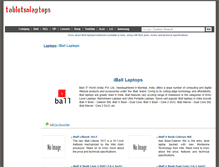 Tablet Screenshot of iball.tabletsnlaptops.com
