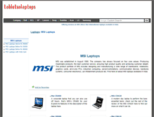 Tablet Screenshot of msi.tabletsnlaptops.com